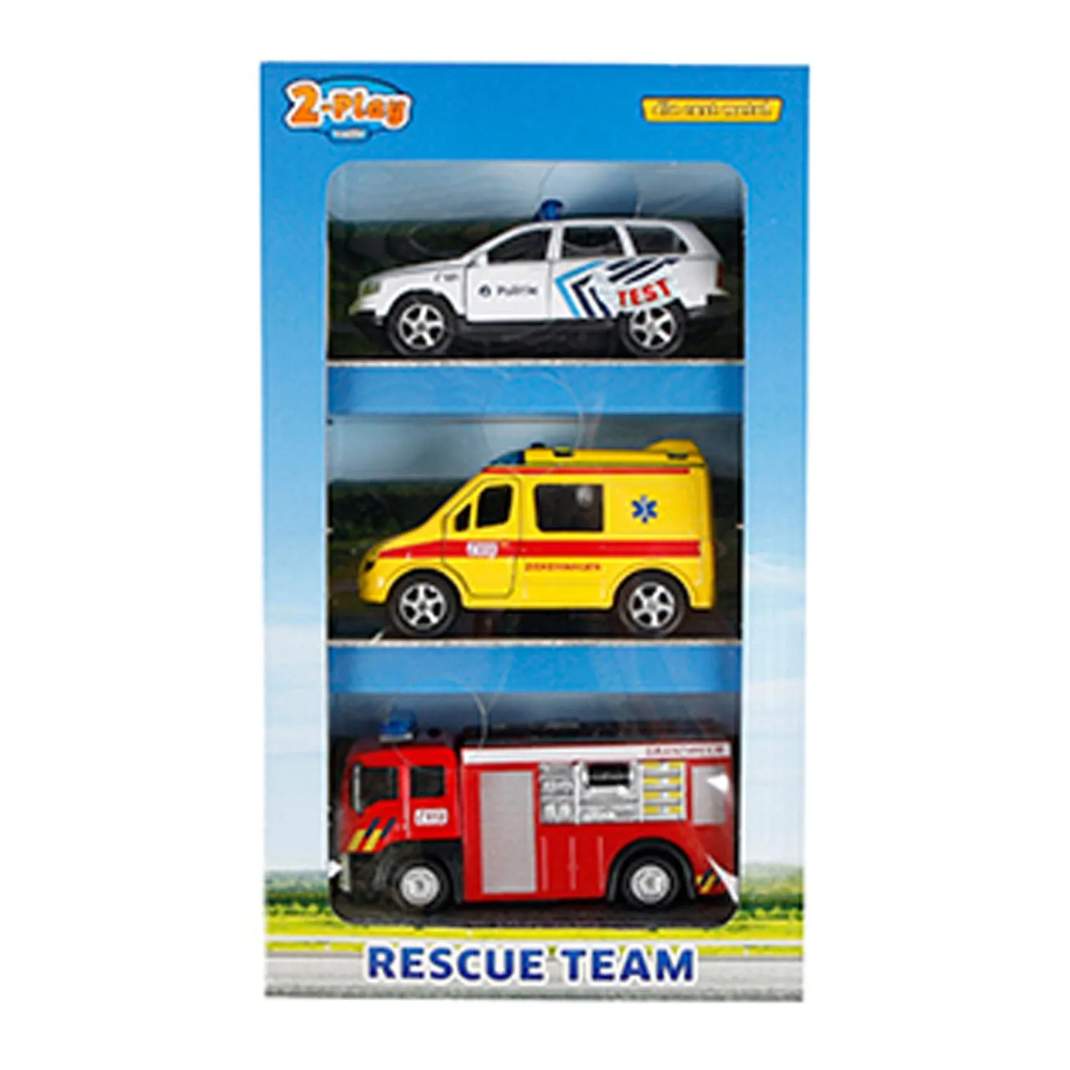 2PLAY DIECAST HULPDIENST VOERTUIGEN BELGIë