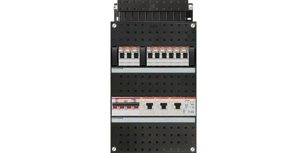 ABB GROEPENKAST 3FASE, 12 GROEPEN, 3 AARDLEKSCHAKELAARS 2P, 1 HOOFDSCHAKELAAR 4P 40A