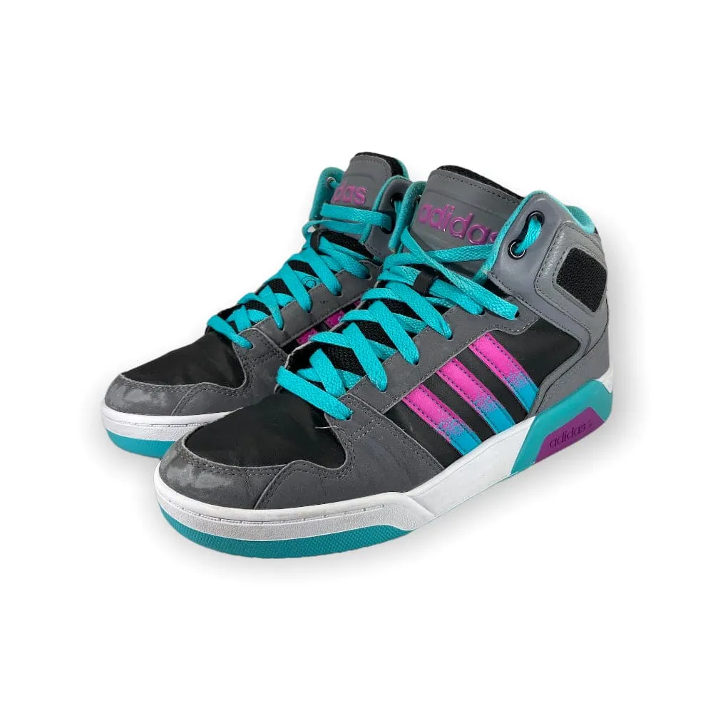 ADIDAS NEO BLACK/PURPLE SNEAKERS 