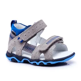 Bartek S.A. Kindersandalen voor jongens Bartek T-71824 / 76G grijs