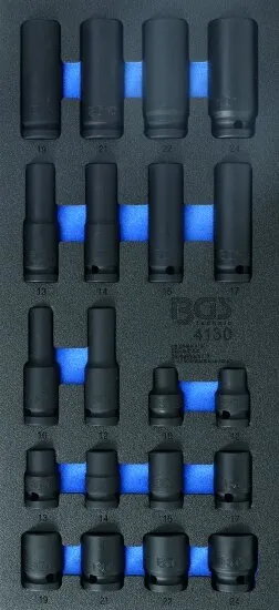BGS TECHNIC 1/3 GEREEDSCHAPSKIST: 20DELIGE STEKKERDOOS 1024 MM