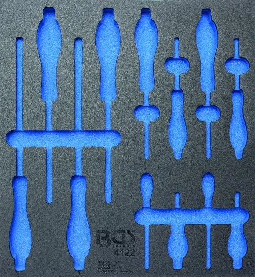 BGS TECHNIC 2/3 GEREEDSCHAP MODULE, LEEG: VOOR 12DELIG SCHROEVENDRAAIER SET
