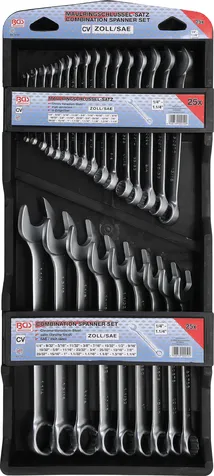 BGS TECHNIC STEEKRINGSLEUTELSET INCHES 1/4  1.1/4 25DLG