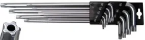Bgs Technic Stiftsleutelset extra lang TS-profiel (voor Torx Plus) 9-delig