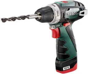 Boor-schroefmachine Metabo PowerMaxx BS 2x2.0Ah