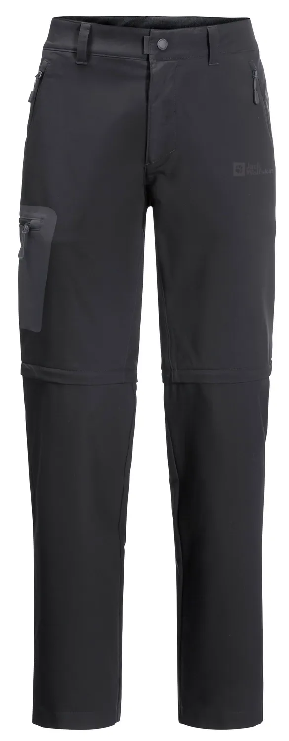 Broek Jack Wolfskin Men Active Track Zip Off Phantom