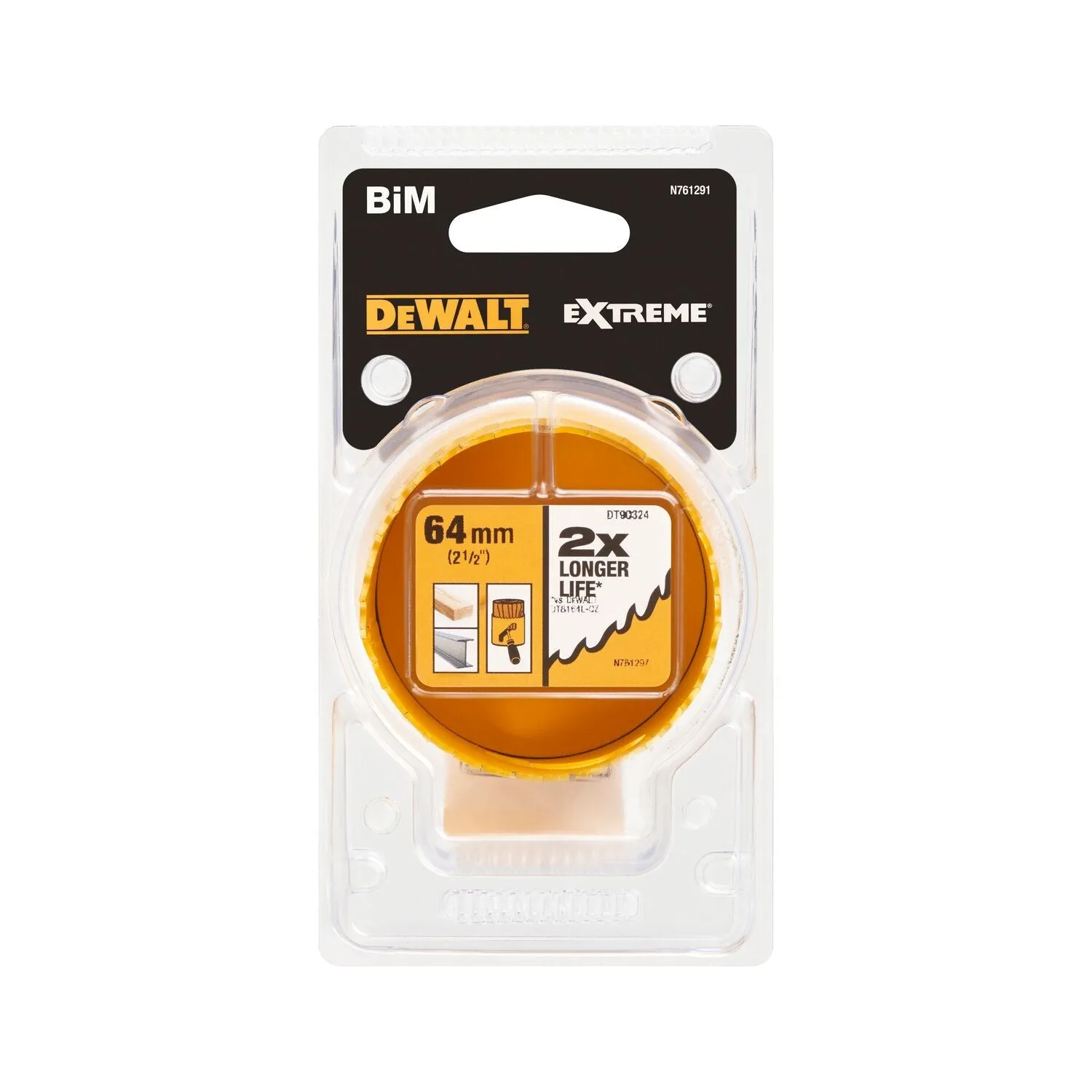 DeWALT DT90324 Gatzaag BiMetaal 64mm
