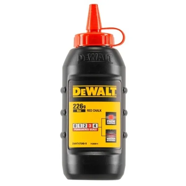 DeWalt slaglijnpoeder rood 225gr