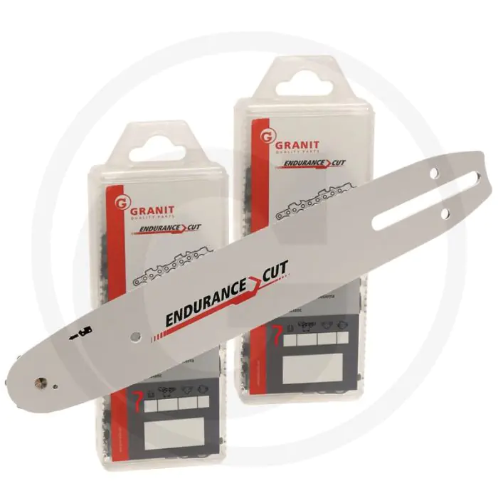 Endurance cut zaagketting + zaagblad 2+1 haakse zaagtand 50cm lengte