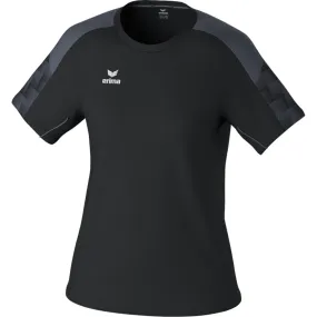 Erima Evo Star T-Shirt Dames - Zwart / Grijs