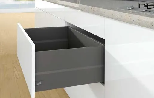 FRONTLADESET TopSide HETTICH CE antraciet gecoat*ArciTech