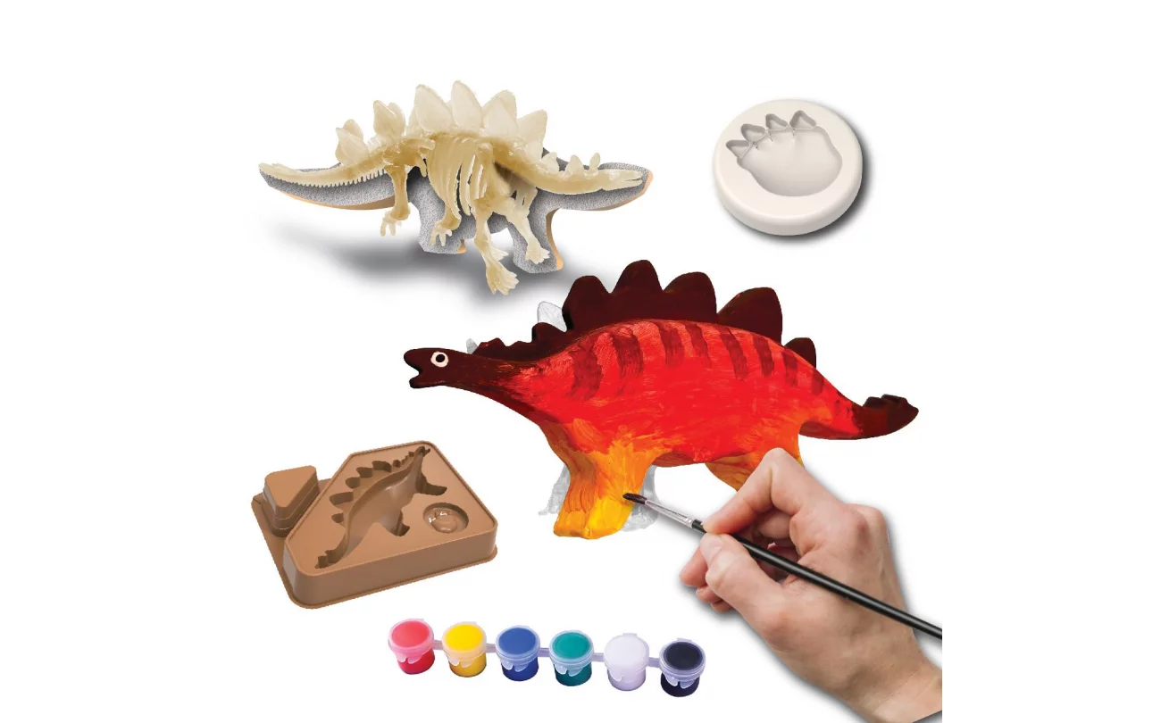 Gips gieten Dino Revival Stegosaurus