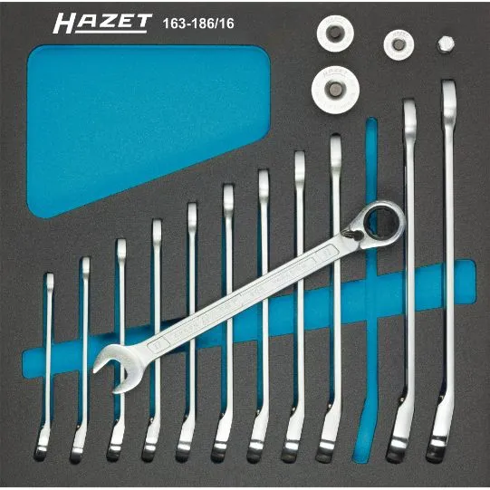 HAZET 163186/16 GEREEDSCHAPSET IN INLEG