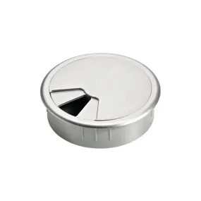 HETTICH, KABELDOORVOER, Ø 60 MM , CHROOMKLEURIG MAT, MAT