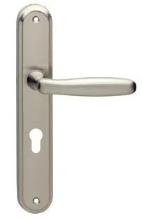 Intersteel Deurkruk Bjorn op schild PC72 nikkel mat