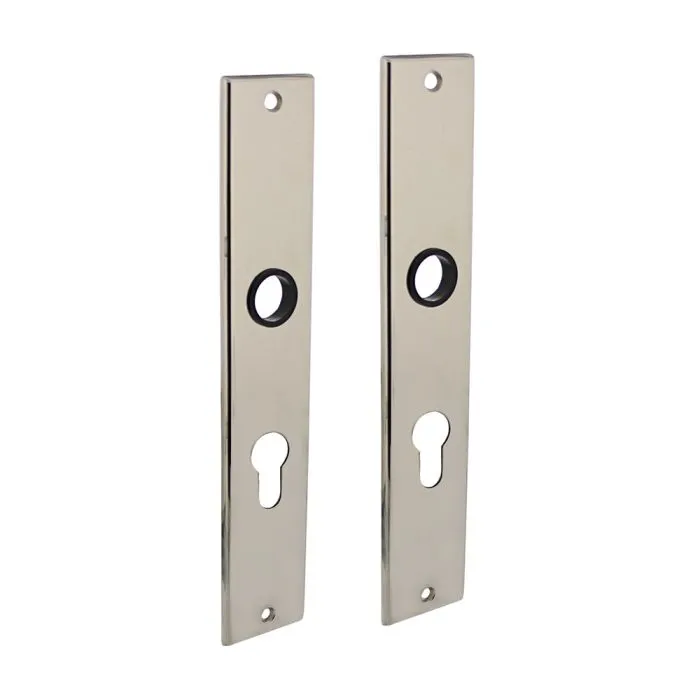INTERSTEEL Langschild renovatie PC72mm Nikkel