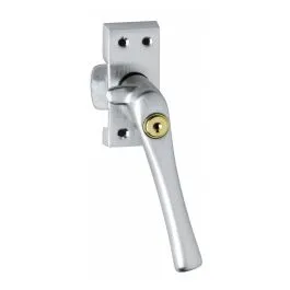 INTERSTEEL Raamsluiting met nok afsluitbaar rechts chroom mat