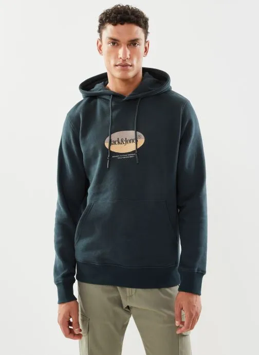      JACK & JONES JORDALSTON BRANDING SWEAT  BLAUW   
