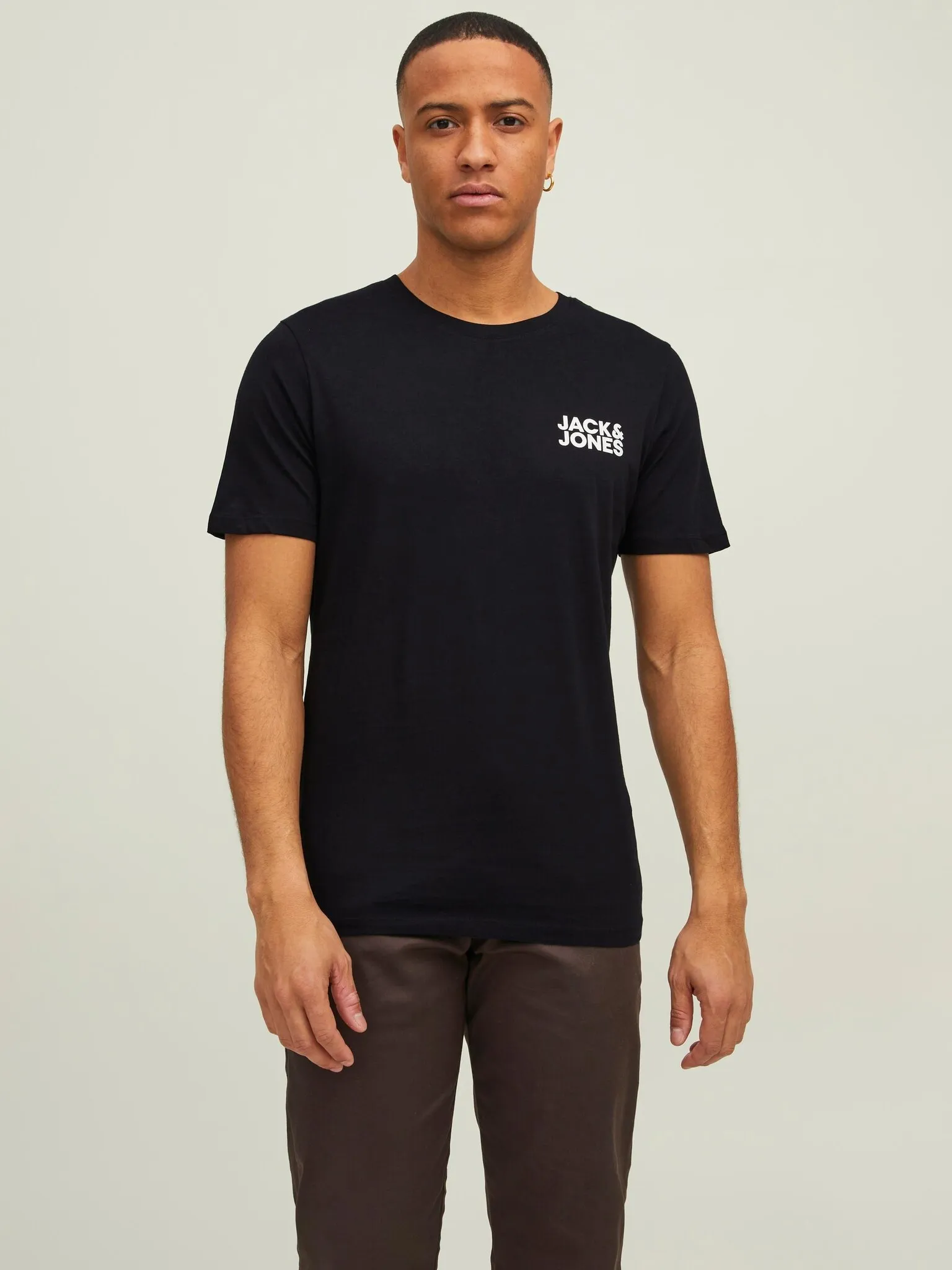 JACK & JONES HEREN TSHIRT JJECORP SLIM FIT LOGO 3PACK