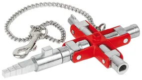 KNIPEX UNIVERSELE SLEUTEL 'BOUW'