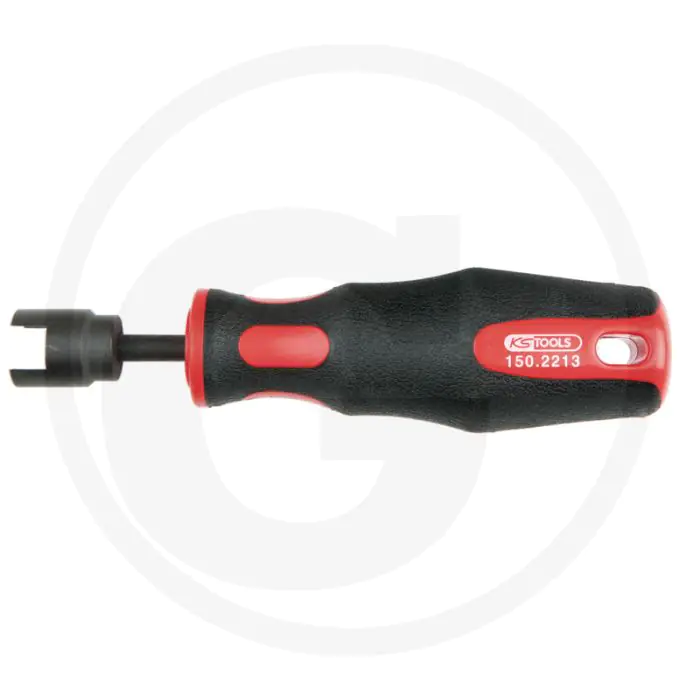 KS TOOLS DEMONTAGE EN MONTAGEGEREEDSCHAP, MAAT 2 VOOR BREMSBACKENHALTEFEDERN  200X50X25MM