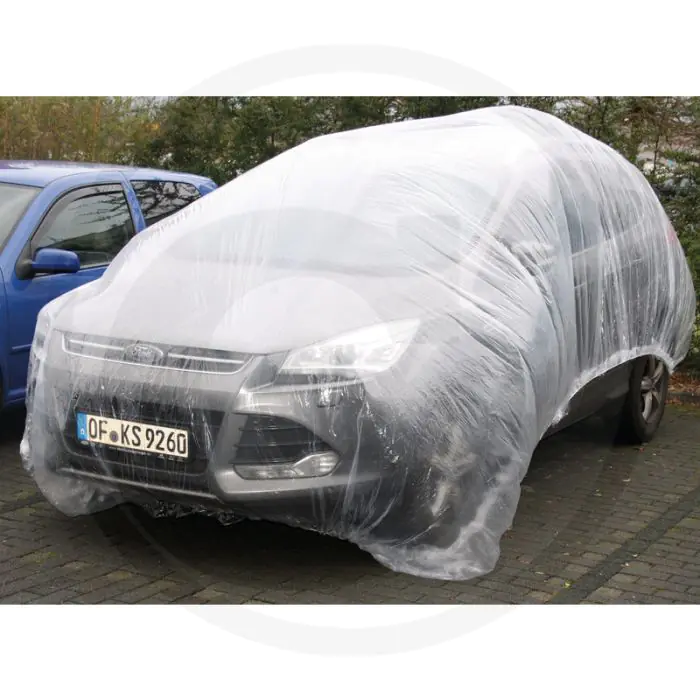 KS Tools Kunststoffgarage, transparent, 6,5x3,5 m - Ideale bescherming tegen regen