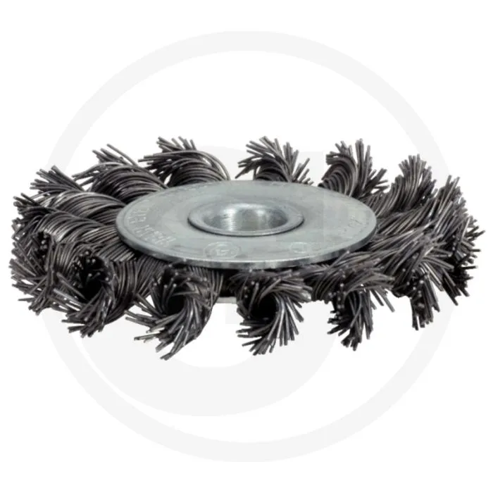 KS TOOLS STAALDRAADBORSTEL 0,5MM, Ø 100 MM  INDUSTRIEVERSIE VOOR EINHANDWINKELSCHLEIFER