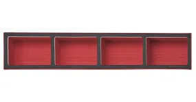 Lege Foamx4 tray met 4-vak verdeling Teng Tools