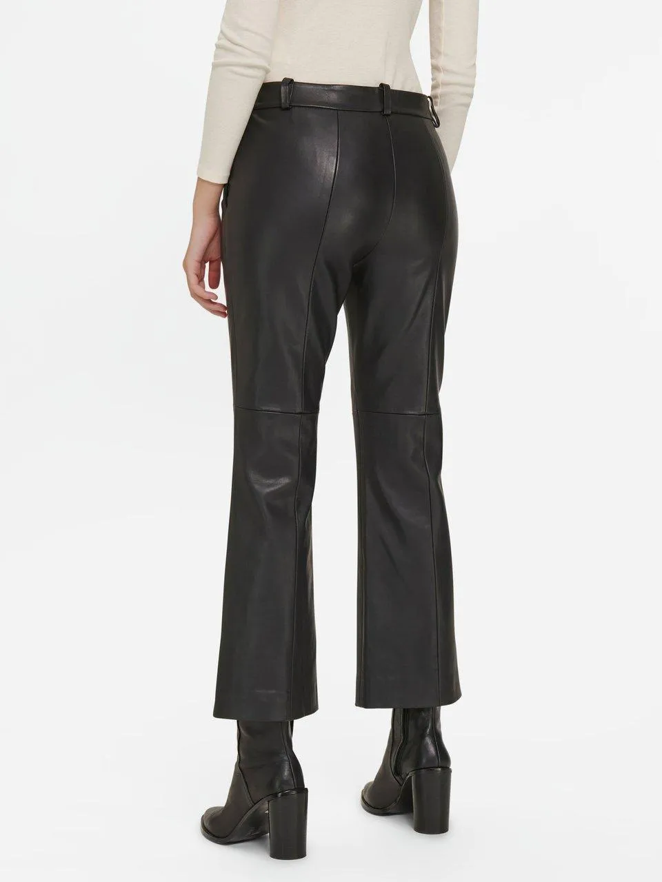 Luisa Spagnoli Leren broek