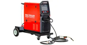 MIG 350A dubbel pulse lasinverter synergie industrieel MW Tools