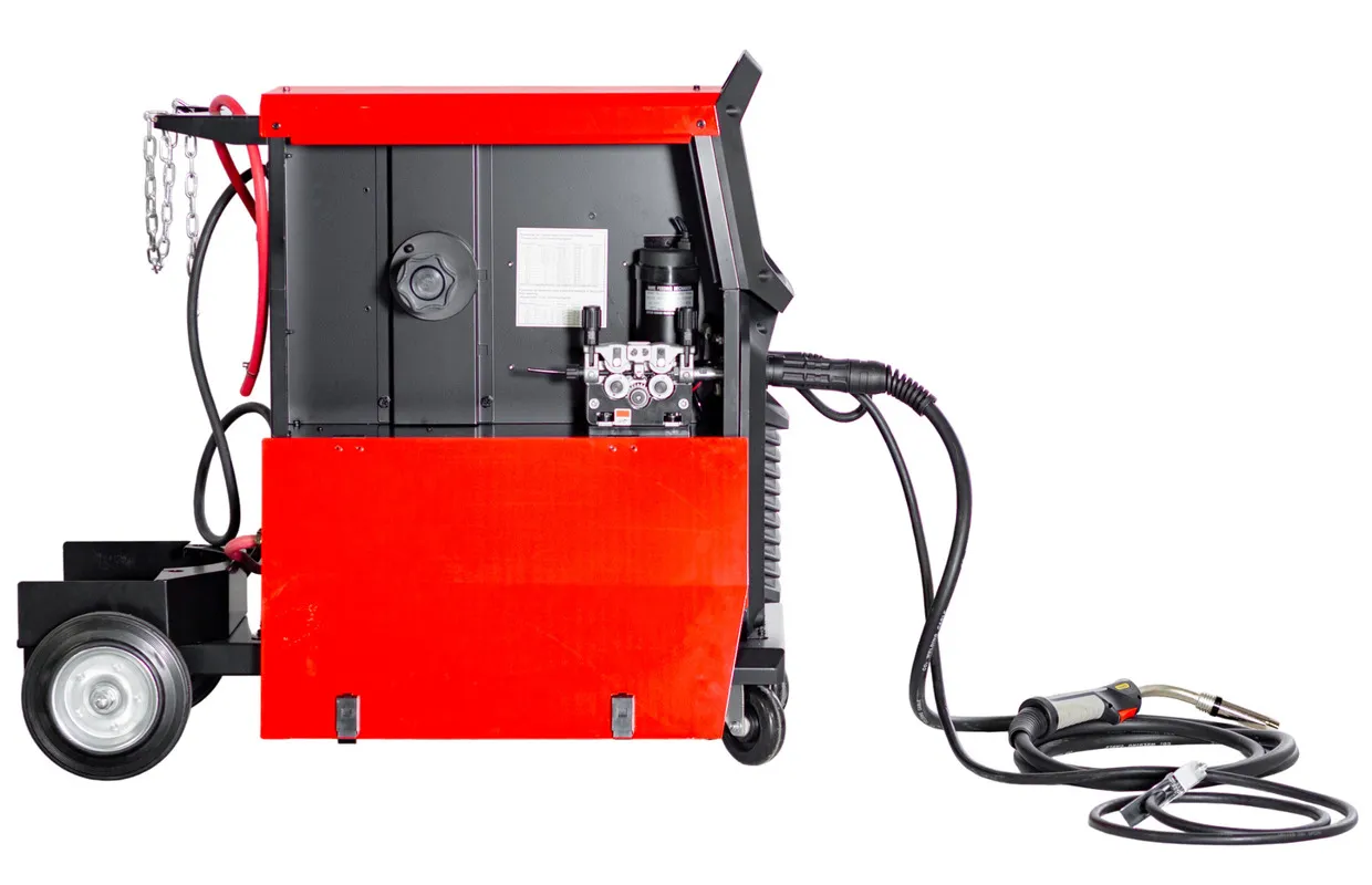 MIG 350A dubbel pulse lasinverter synergie industrieel MW Tools