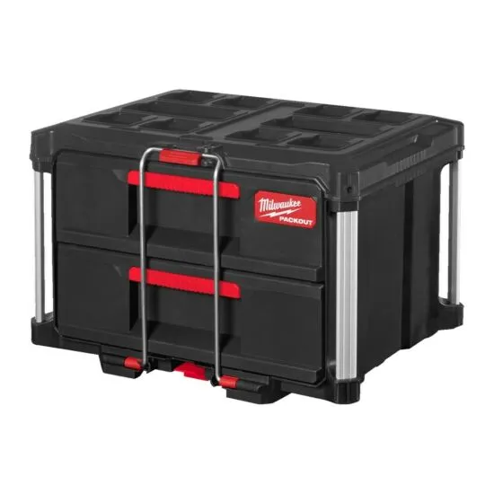 Milwaukee PACKOUT gereedschapskoffer met 2 lades