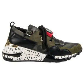 Modieuze VICES-sneakers groente