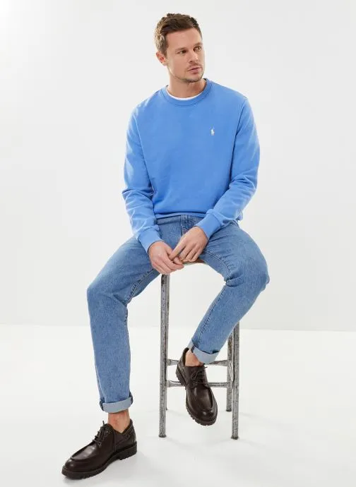     POLO RALPH LAUREN SWEAT EN MOLLETON DE COTON éPONGE BOUCLé  BLAUW   