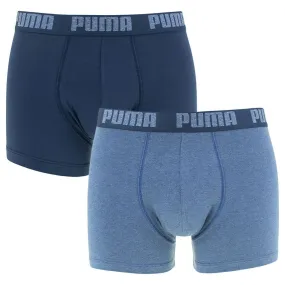 PUMA 2-pack boxers basic denim blauw  