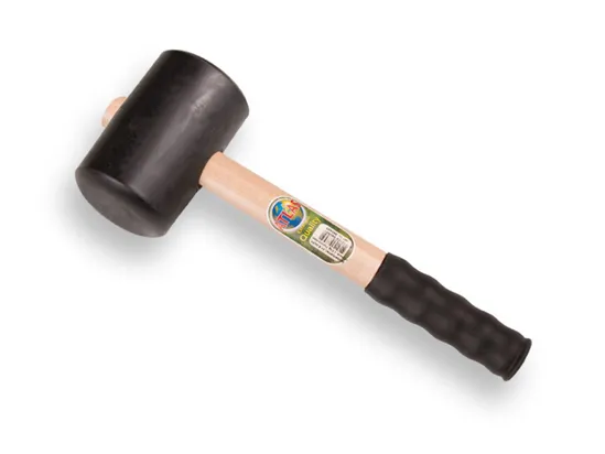 RUBBERHAMER ATLAS NR. 4 HARD, 1 KG, MET RUBBEREN HANDVAT. GESCHIKT VOO
