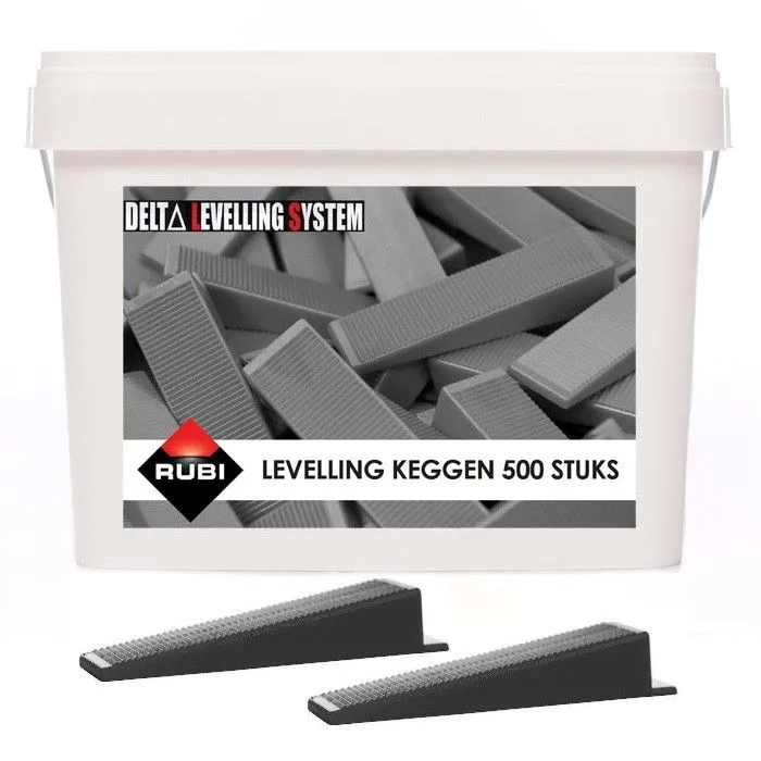 Rubi Delta Levelling keggen 500 stuks in emmer
