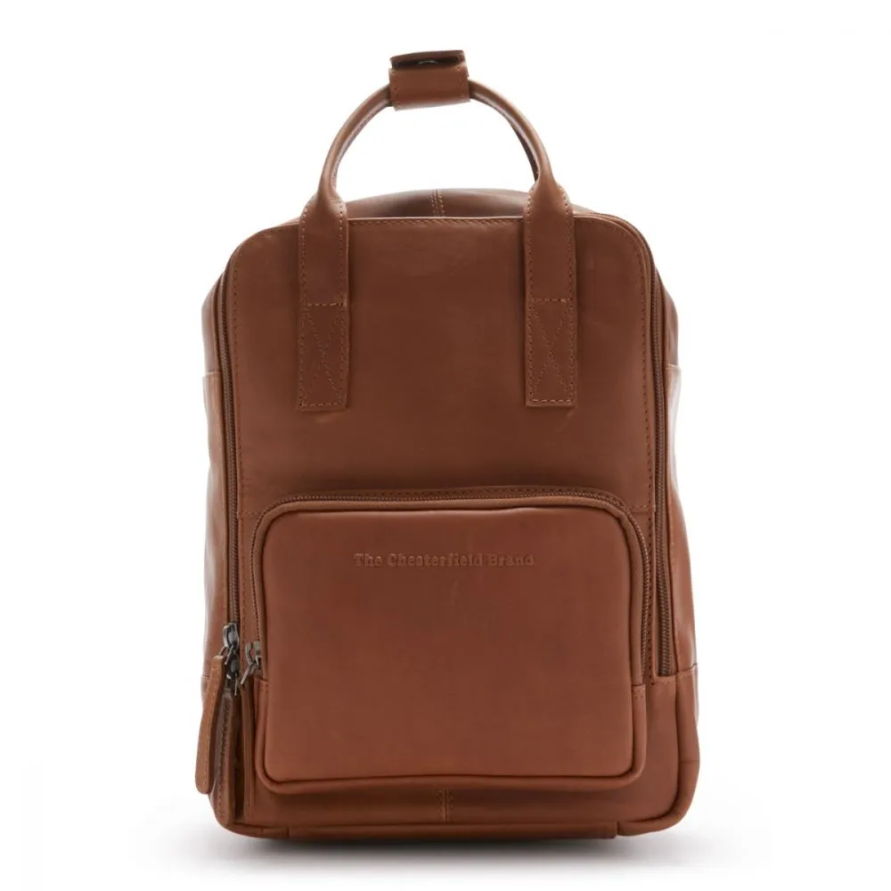 The Chesterfield Brand Bellary Brown Leather Backpack