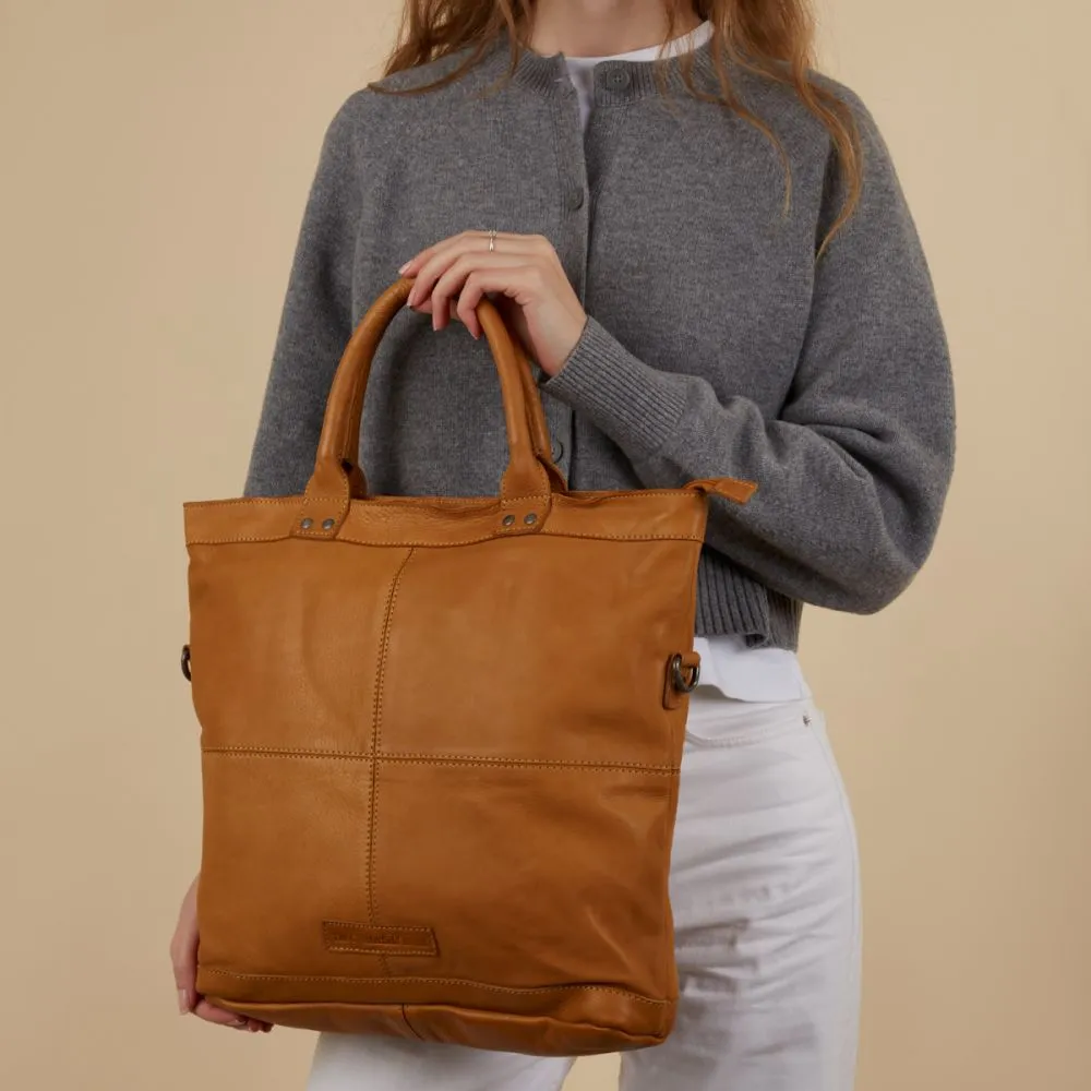The Chesterfield Brand Ontario Leather Cognac Shopper