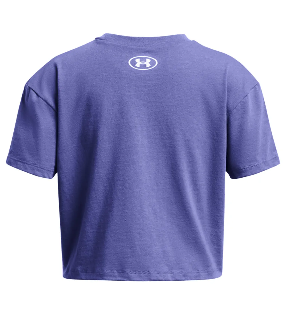 UNDER ARMOUR TSHIRT  CROP SPORTTIJL LOGO  STERRENLICHT