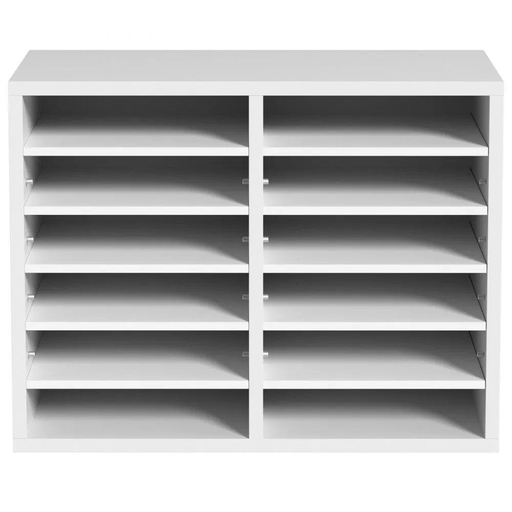 VEVOR BRIEVENBAKJE BUREAU ORGANIZER 520 X 305 X 410MM 2.35.6CM VERSTELBAAR A4 STAPELBARE PAPIERLADE OPSLAG BUREAU ARCHIEFSYSTEE