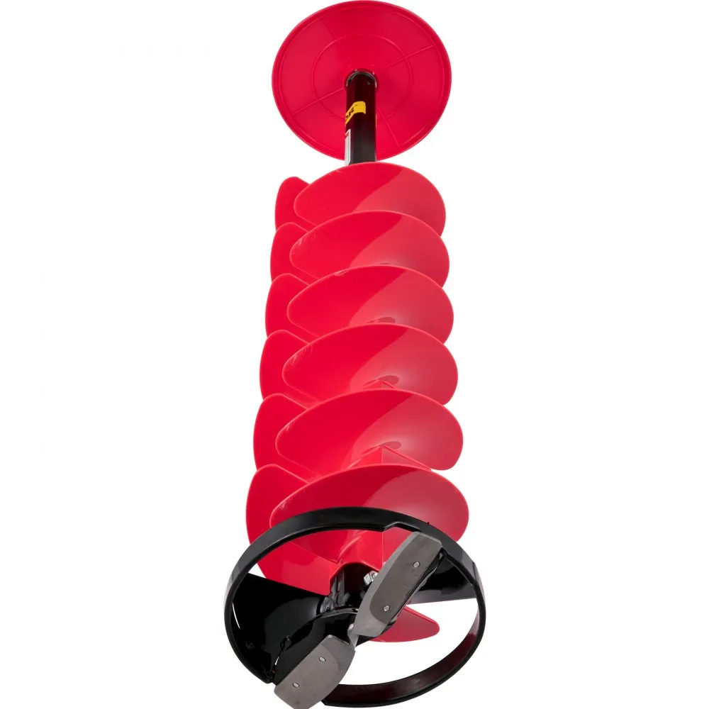 VEVOR ijsboor, Φ 15 cm, nylon ijsboor, 99 cm lengte, handboor, boormachine met 30 cm verlengstang, grondboor met booradapter, bo
