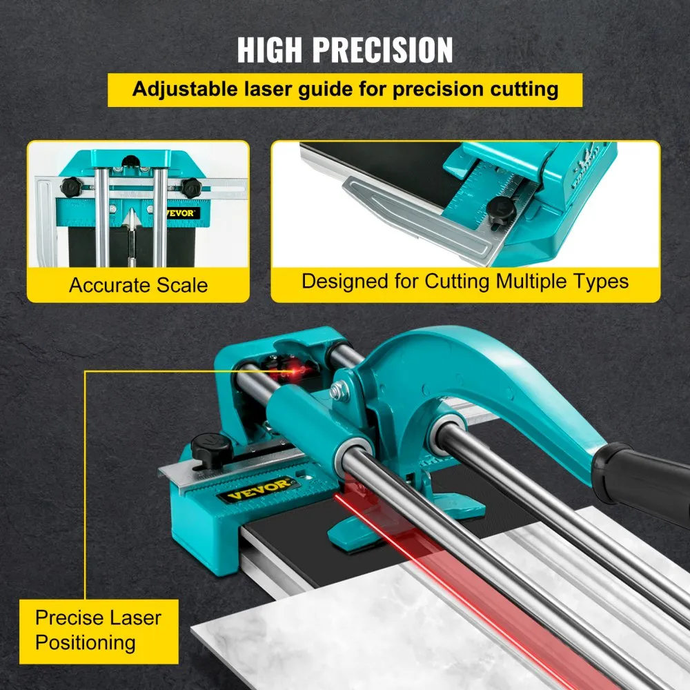 VEVOR TEGELSNIJDER SNIJMACHINE 31 MANUAL TILE CUTTER CUTTING MACHINE 800MM 615MM PRECISE INDUSTRIAL ON