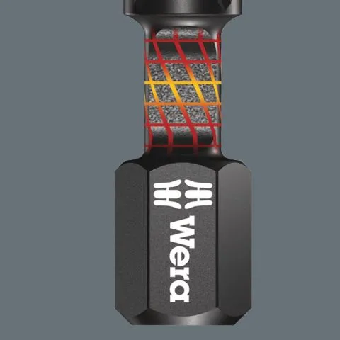 WERA 1/4" ROBERTSON IMPAKTOR BIT  R3 X 25MM
