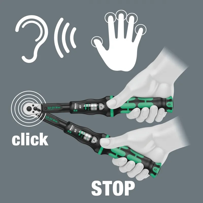 WERA 40200 NM MOMENTSLEUTEL C 3 CLICKTORQUE 1/2"AANDRIJVING