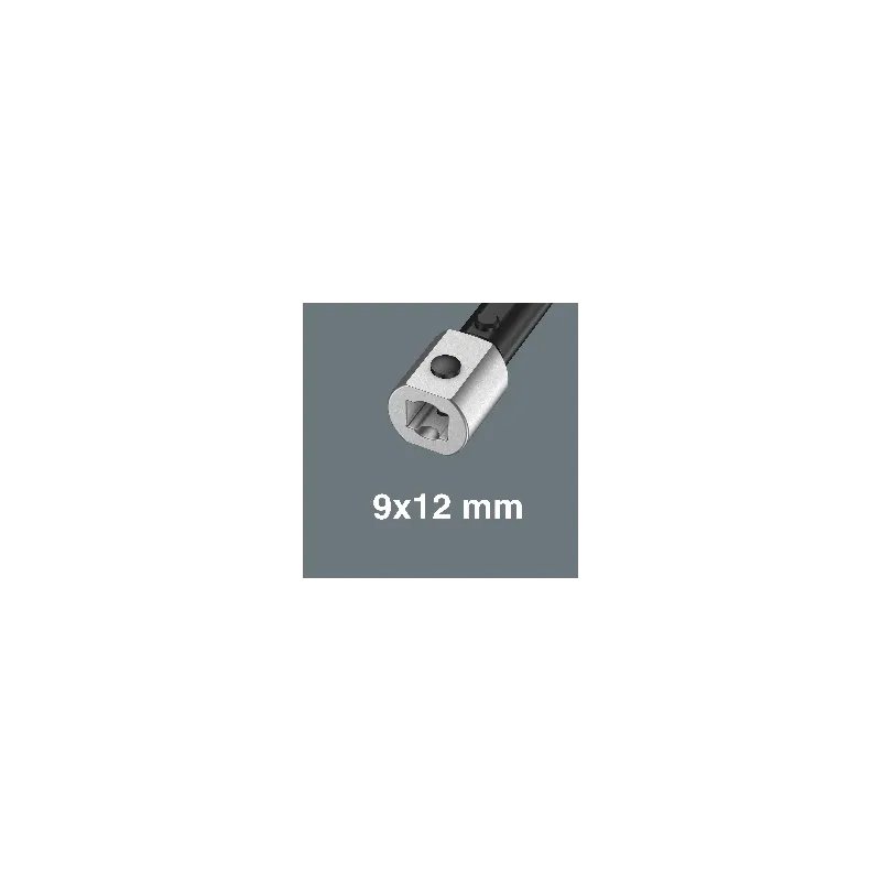 WERA 7775 Insteek open ringsleutel 9 x 12 mm, 13 mm