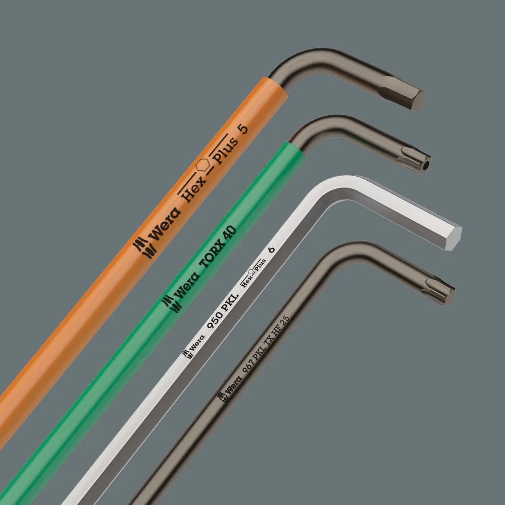 Wera 967/9 TX HF 1 Stiftsleutelset met vasthoudfunctie, BlackLaser