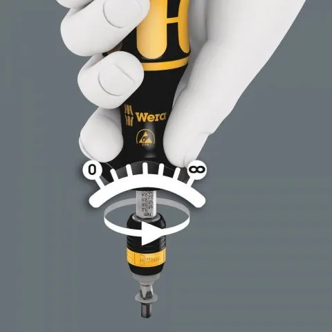 WERA ESD MOMENTSCHROEVENDRAAIER  INSTELBAAR  2.529 IN.LBS.  105MM