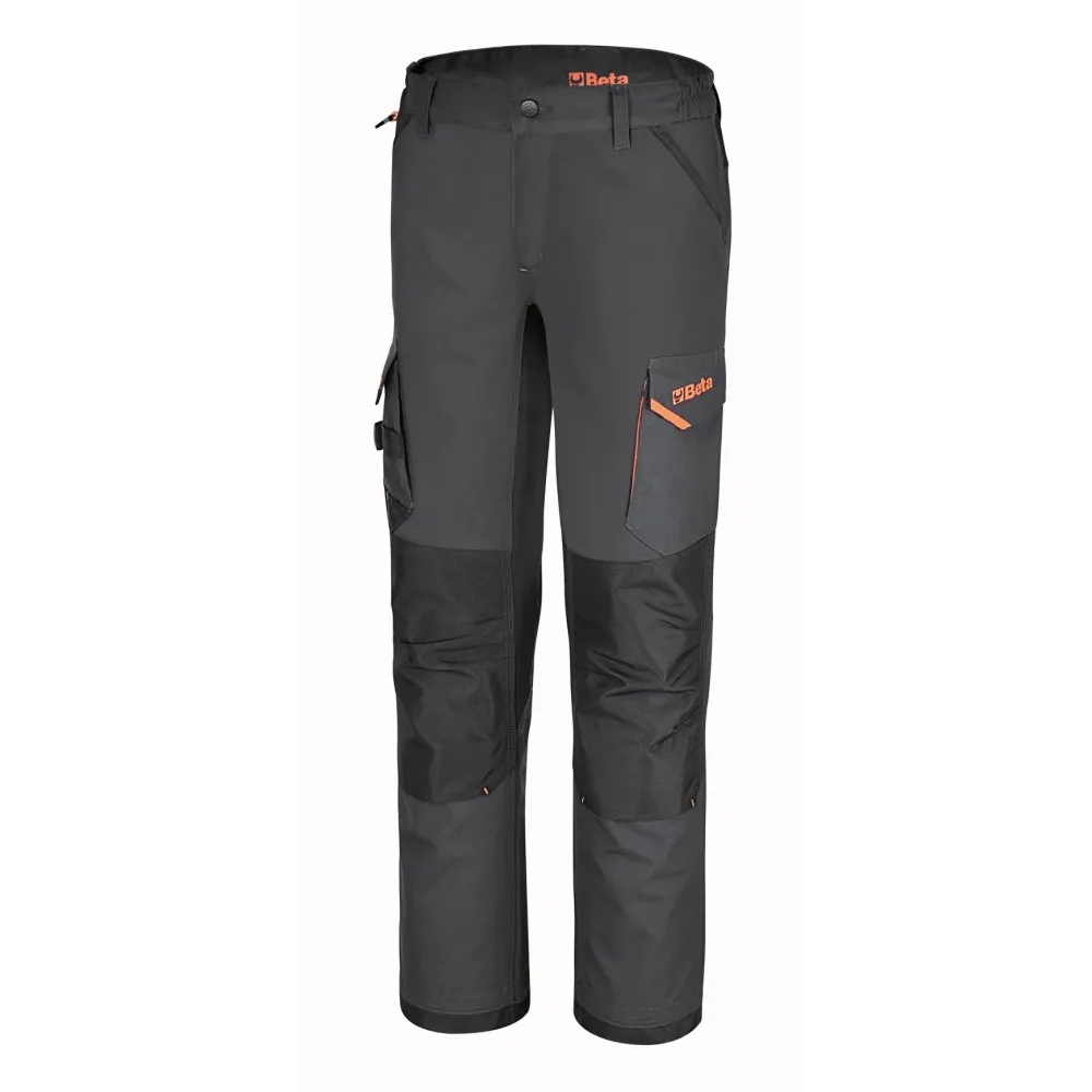 WERKBROEK, MULTIPOCKETSTIJL, MET STRETCHSTOFINZETSTUKKEN  BETA 7818G