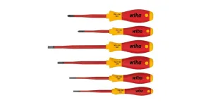 Wiha Schroevendraaierset SoftFinish electric slimFix (Rood/geel, 6-delig)